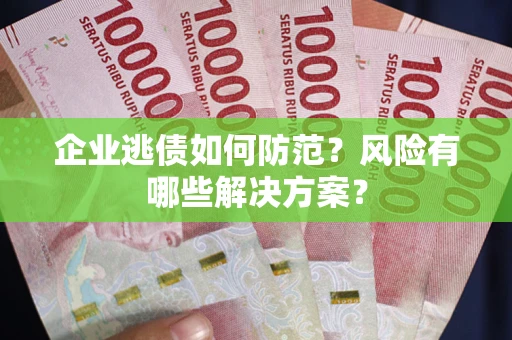 北京企业逃债如何防范？风险有哪些解决方案？