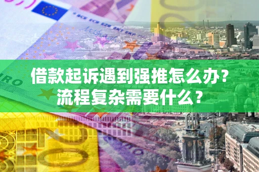 北京借款起诉遇到强推怎么办？流程复杂需要什么？